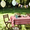 OLIVBIN 2 Pack Red Gingham Picnic Tablecloths - 54 *