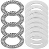 TEHAUX Thrust Needle Roller Bearings 4 Sets Axial Roller Washer