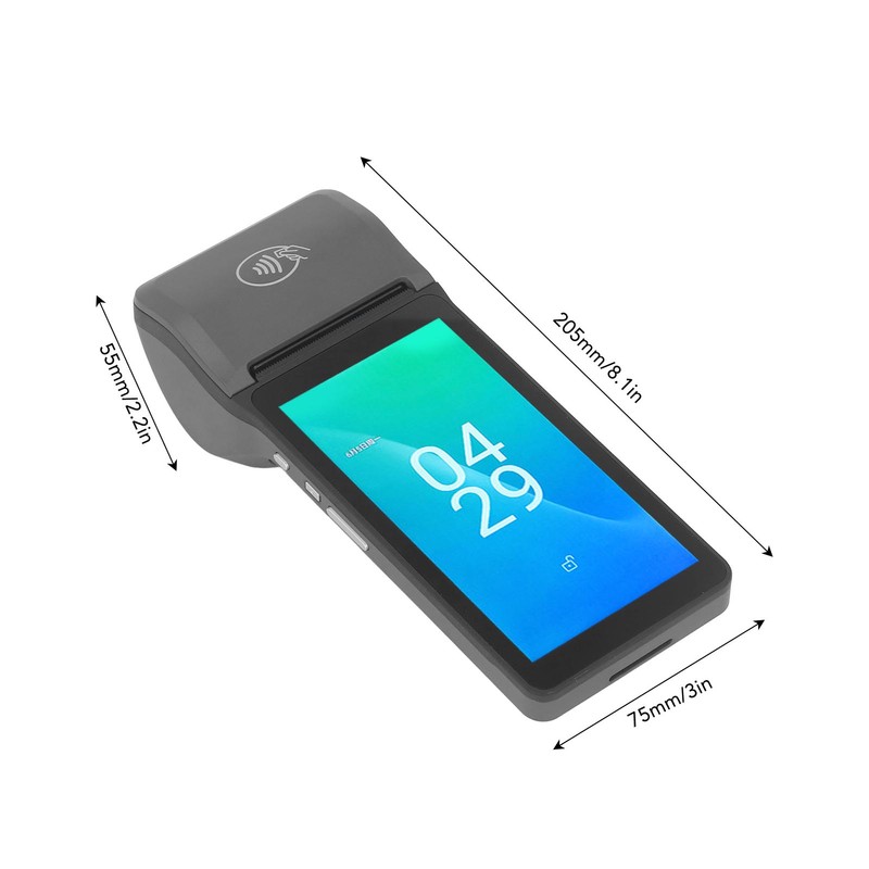 POS Terminal Receipt Printer 4G WIFI Bluetooth Thermal Printing 1D