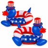 2-Pack Patriotic Duck Pool Floats for Summer Fun – Red