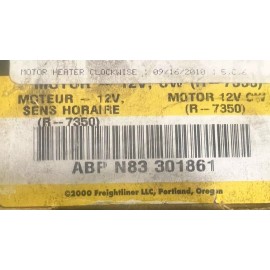 Alliance Genuine NEW Alliance ABP N83 301861 Blower Motor 12 V CW Red Dot RD-5-7575-2