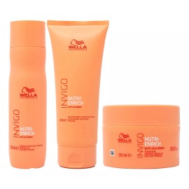 Wella Invigo Nutri Enrich Kit Shampoo, Acond Y Mask Chico!