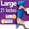 Bag Market | Strong Blue Piping Bags - 21" Large