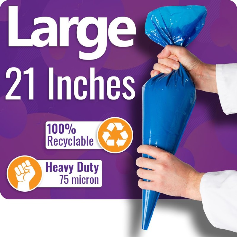 Bag Market | Strong Blue Piping Bags - 21" Large