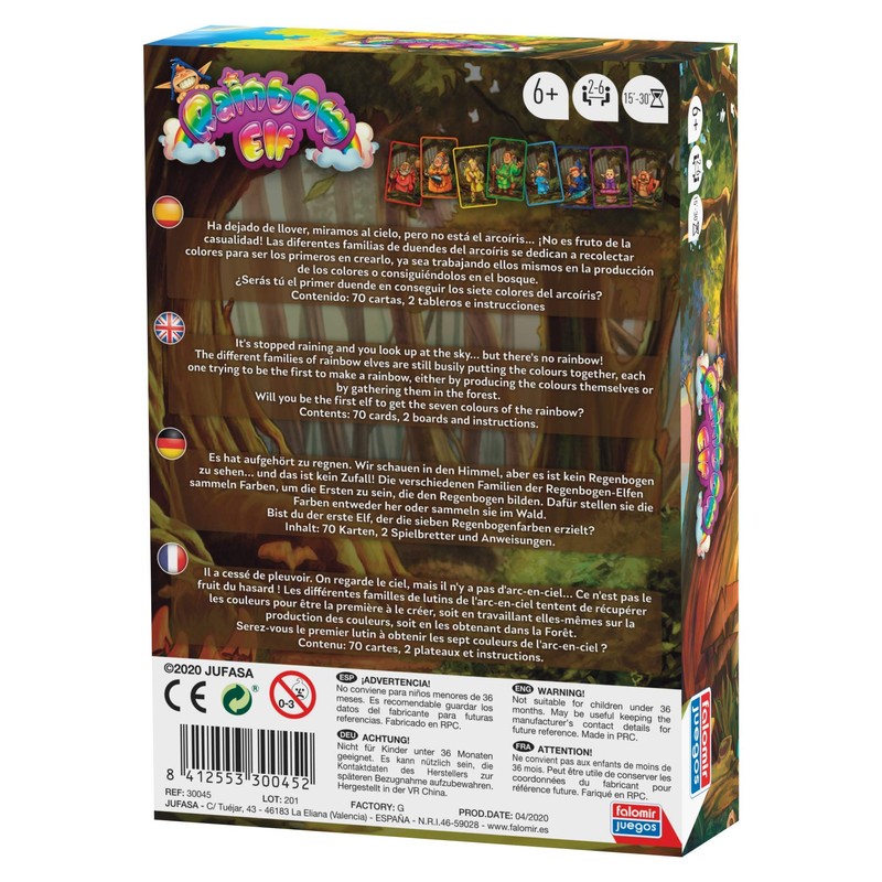 Falomir Rainbow Elf Educational Game to Encourage Observation and Logic