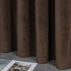BEAUTEX Velvet Blackout Curtain with Eyelets 140 x 175 cm