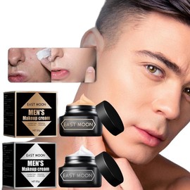 East Moon Men's Makeup Cream - Hydrating Moisturizing Concealer for Smooth Acne - Comfort, Moisture:_Sliver(1 pcs)
