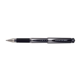 Uni-ball 218990000 UM-153S Signo Impact Gel Pens with Rubber Grip, Black Gel, 1mm Nib (Pack of 12)