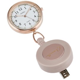 Fieldwork ASS154-2 Women's Pocket Watch, Analog Collet Reel Watch, gray