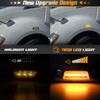HERCOO Side Marker Turn Signal Lights LED Position light Compatible