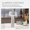 Adesso Cordless Table Lamp with 3-Level Touch Dimmer & Built-in