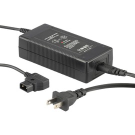 Lectronify Single D-Tap Battery Charger for V-Mount/Gold Mount Battery, 43.5" Cable, LED Indicator, 16.8V 3A Output, 100-240V Input – Fast, Reliable Charging for Filmmakers & Content Creators