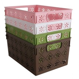 (No. 5) Multipurpose basket, accessory organizer, storage basket, handle basket Basket organizer 2ea