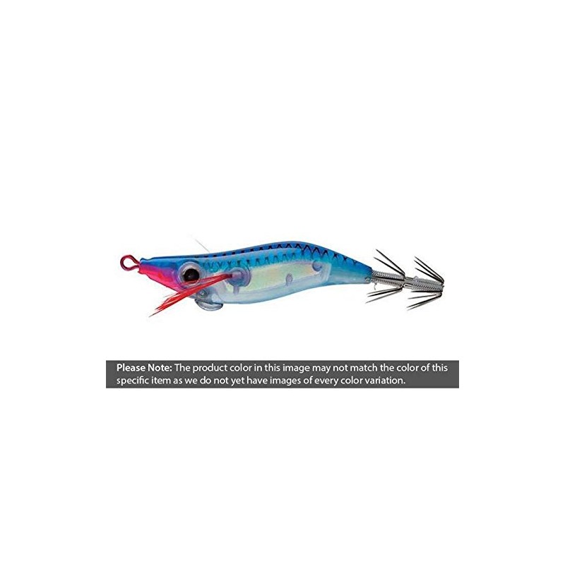 Yo-Zuri Squid Mini Aurora Floating Jig, Luminous Blue, 2-Inch