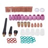 68Pcs TIG Welding Accessory Set Glass Cup Connector Electrode Coil