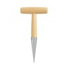 Stainless Steel Planting Wood with Wooden Handle, 28 cm, Dibber