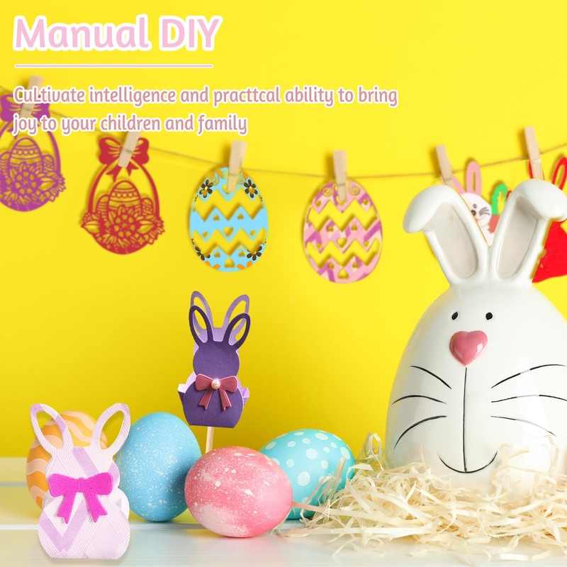 Easter Cutting Stencils, Hillylolly Metal Cutting Dies, Pack of 5