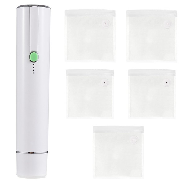 DOUQIFEI Vacuum Sealer Kit, Portable Handheld Vacuum Pump, 2 in