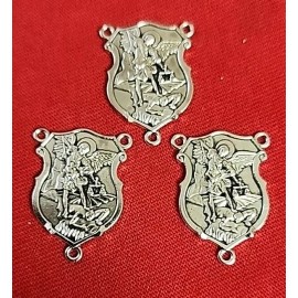 3 ROSARY Center  SAINT MICHAEL PROTECT US  NEW  FREE SHIPPING
