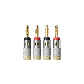 Audio-Technica AT6303a Banana Plug Side Connection Gold Plated with Protective Tube
