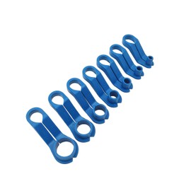ZKTOOL 7-Piece Car Universal Air Conditioning Fuel Line Disconnect Tool Set, 1/4 5/16 3/8 1/2 5/8 3/4 7/8 Inch, Oil Line Disconnect Tool, Gear Oil Cooler Line Separation, Quick Disconnect Tool Set