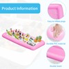 Inflatable Buffet Ice Cube Tray Bar for Pool Parties (Pink)