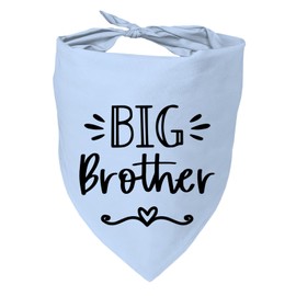 Big Sister Dog Bandana, Dog Bandana, Pet Dog Triangle Scarf, Dog Bandana for Small Medium Large Dogs, Baby Announcement Dog Bandana, Dog Bandana Pet Scarf (Big Brother)