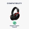 kwmobile Replacement Headphones Microphone Compatible with Kingston HyperX Cloud III