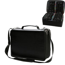 Aoartix Black Marker Case, 224 Slots Alcohol Marker Case Markers Carrying Bag Holder for Art Sketch Marker, Permanent Paint Marker, Dry Erase Marker, Repair Marker Pen, Color Highlighte Art Supplies