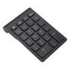 Black 22 Keys Mini Numpad Wireless Bluetooth Numeric Keypad For