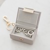 Stackers Nano Jewellery Box Key Ring Cracker Taupe