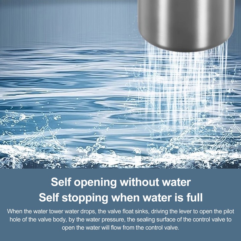 Automatic Water Level Controller Valve 304 Stainless Steel Auto Off