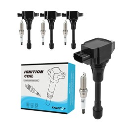 TAUTOY Set of 4 UF719 Ignition Coil Pack & Iridium Spark Plug For Nissan Versa 1.8L 2012 1.6L 2012-2019,Note 1.6L 2014-2019,Replace # GN10648 COP621 C861 5C1896 224481HC0A 224485RB0A 224481KT1B