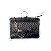 Deluxe Key Bag, Carbon leather, black