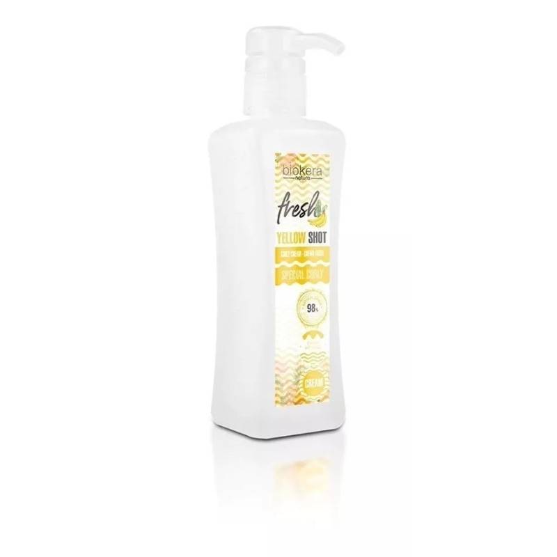 Salerm Kit Yellow Shot Curly Cream 300ml + Mascarilla 250ml