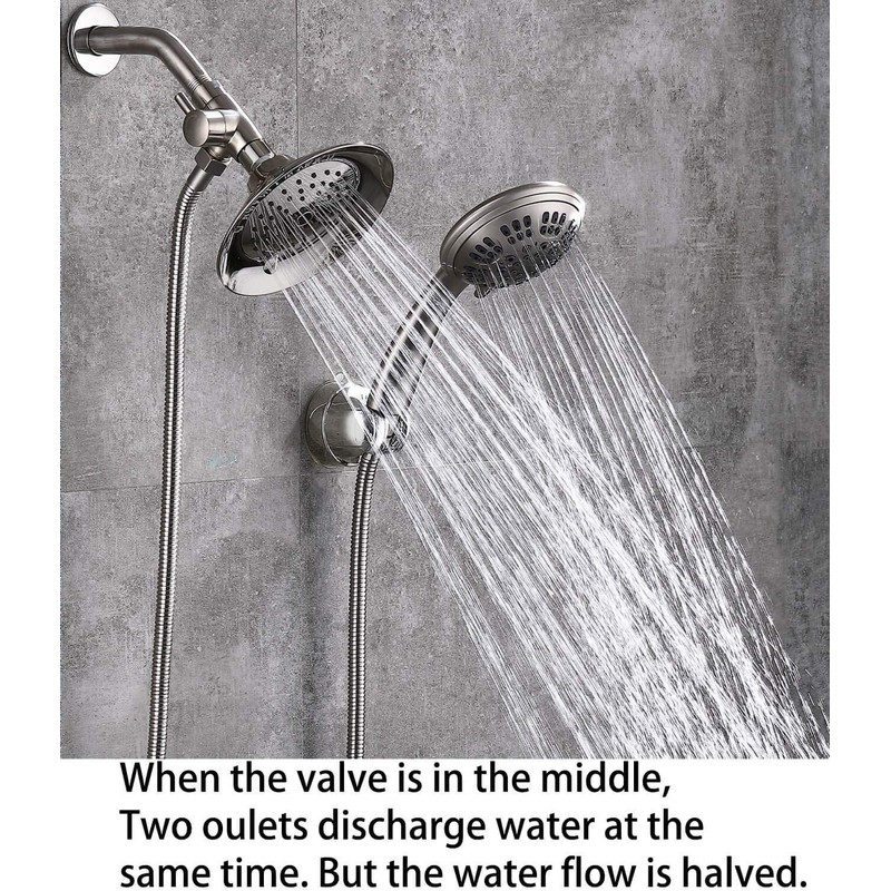 100% Solid Metal Shower Arm Diverter for Hand Held Showerhead