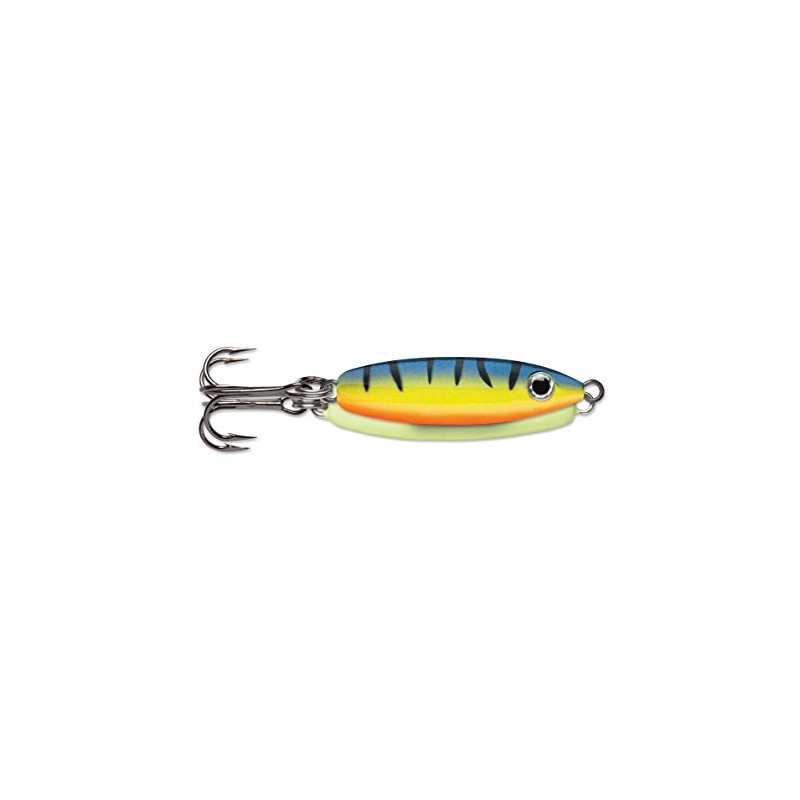 VMC Rattle Spoon 1/16 oz Glow Hot Perch