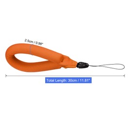 PATIKIL Floating Wrist Straps, Neoprene Waterproof Lightweight 250g Buoyancy Wristband Strap for Underwater Camera Swimming Snorkeling, Orange