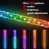 UTVJATV 1PC-3FT Spiral RGB LED Whip Light with App &