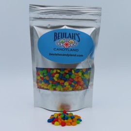 Beulah's Tutti Frutti Heart Shaped Dragees, 1 Pound Package, 1100 Pieces of Candy