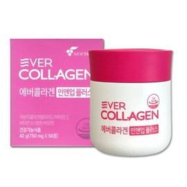 Ever Collagen In&Up Plus 750mg x 56 tablets x 2 cans / 에버콜라겐 인앤업 플러스 750mg x 56정 x 2통