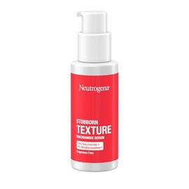 Neutrogena Suero rejuvenecedor de textura obstinada con 10% niacinamida y 4% neoglucosamina diseñado para propensos al acné, mejora el tono de piel de