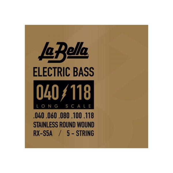 La Bella Bass RX-S5A Stainless Steel 040/118