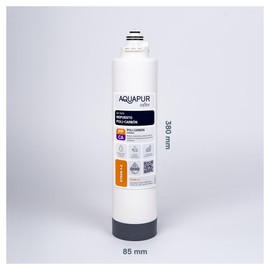AQUAPUR COFLEX WF-R275, Filtro de Repuesto Poli-Carbón, 5 Micras, Etapa 1-2, 4000L Capacidad