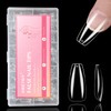 Medium Coffin Thick Nail Tips, 540PCS Gel Tips Pre-shaped Full
