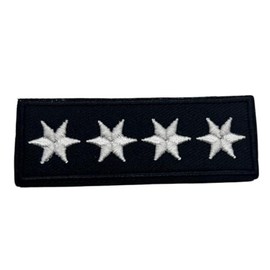 Police rank textile patches contender - A12 (police chief commissar/in A12)