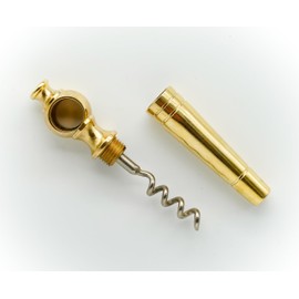 L'Artistica F.LLI PERINCIOLI Corkscrew, Brass Corkscrew for Pocket Corks, 110 mm