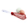 Norpro Silicone Whisk, Red