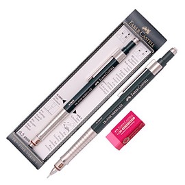 Faber Castell Tk fina Vario L portaminas para dibujo 0,5 mm + caja de embalaje/borrador de regalo