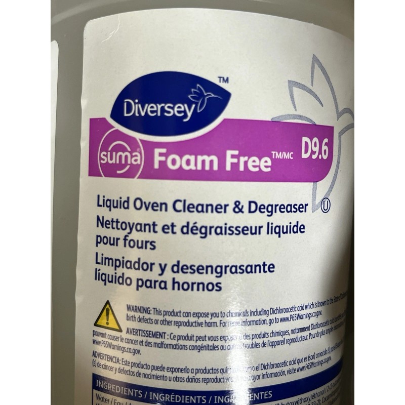 Diversity summa D9.6 liquid oven cleaner and degreaser